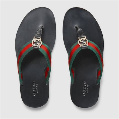 used mens gucci sandals|men's Gucci slides on sale.